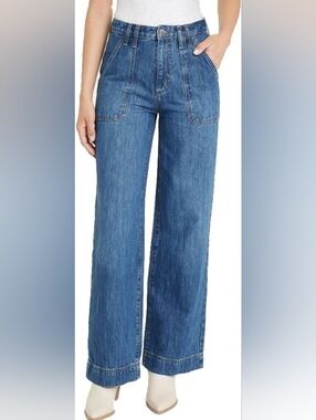 NWT Universal Thread™ Women's High Rise Wide Leg Jean Size 16 Reg